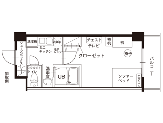 Flat南大泉間取り図