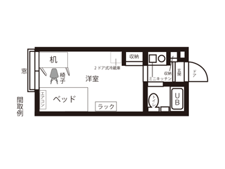 メモリー神楽坂間取り図