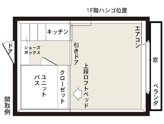 メゾンF間取り図