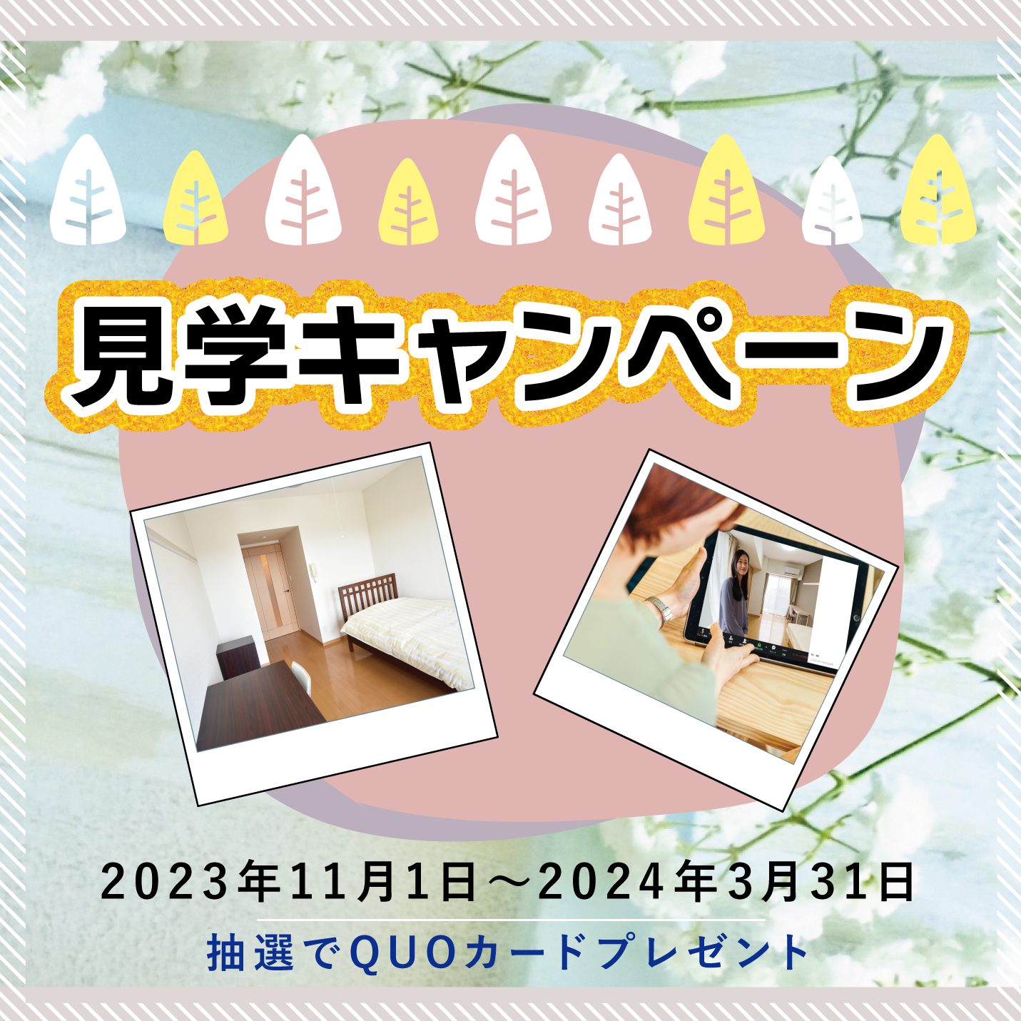 見学キャンペーン実施中！