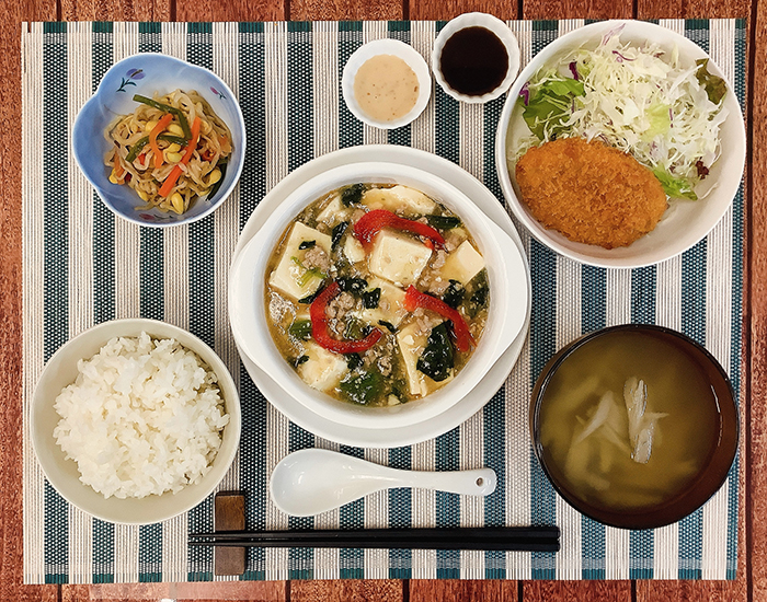 ②あっさり塩マーボー豆腐