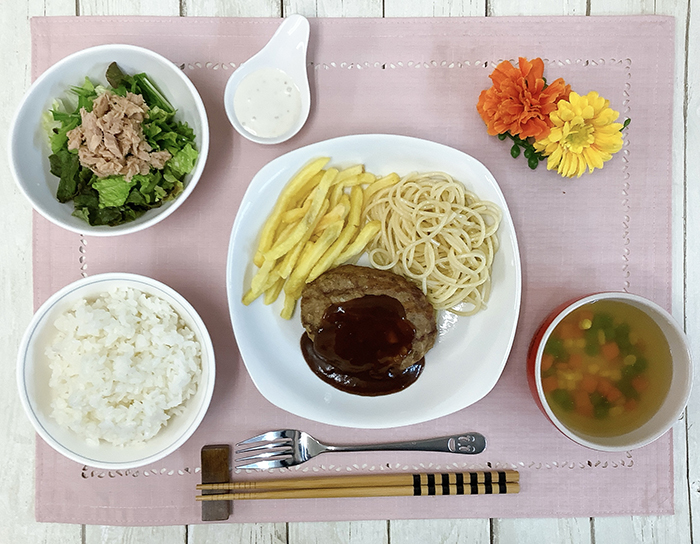 ⑦デミソースDEハンバーグ