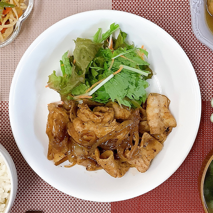 豚バラ味噌炒め