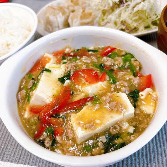 あっさり塩マーボー豆腐