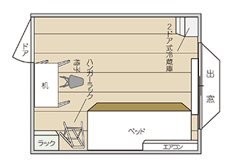 ドミトリー西東京間取り図