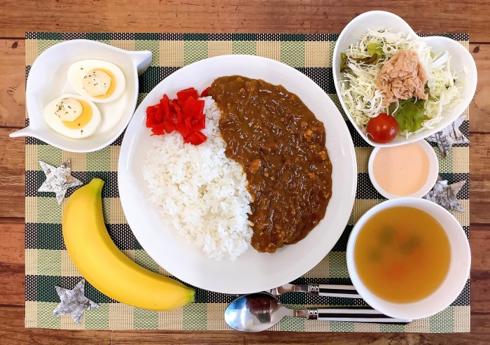 ⑤満腹☆キーマカレー